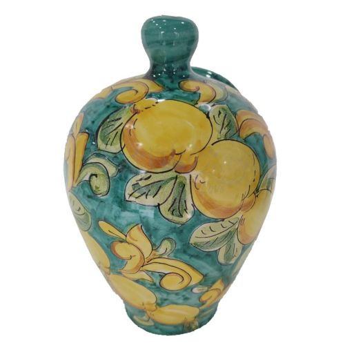 Salière coudée. Ligne baroque Peinte à la main. Céramiques de Vietri