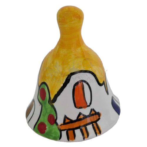 Glücksglocke, Positano als Hochzeitsgeschenk. Geschenkidee Vietri Keramik handbemalt
