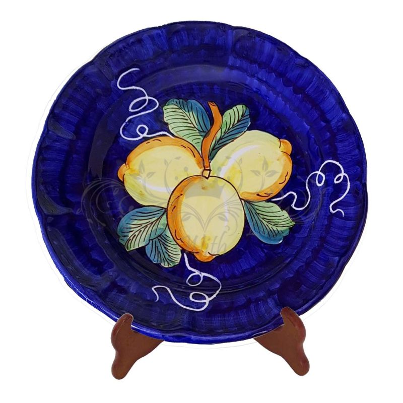 Plate. Lemon Line. Vietri Ceramic....