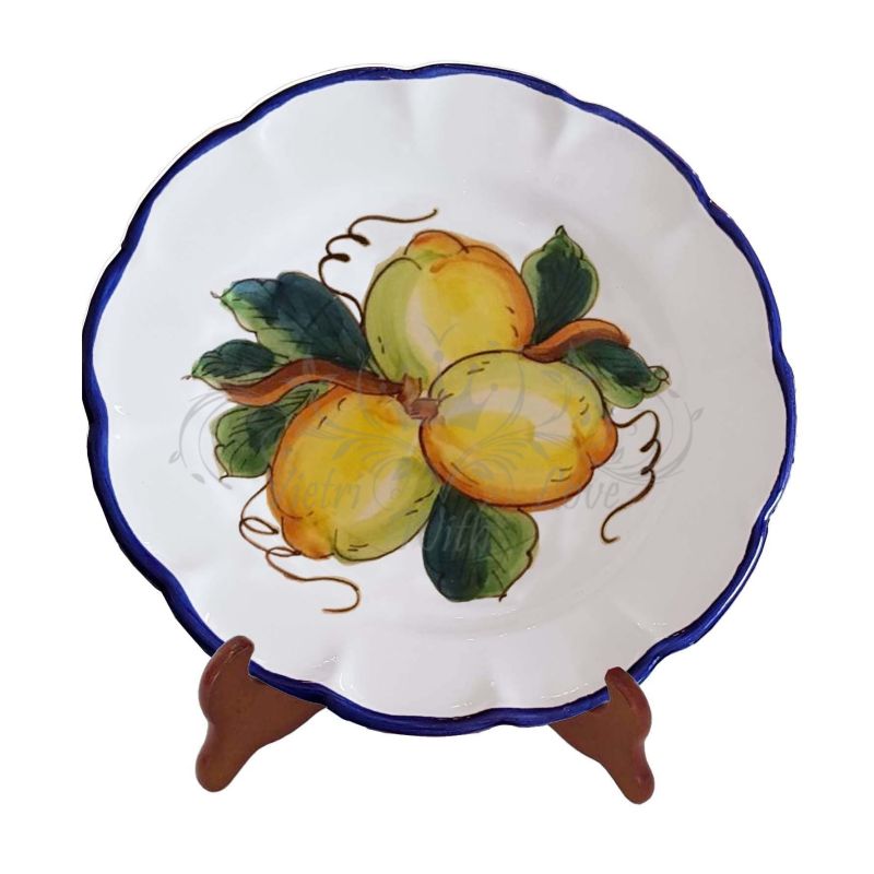 Plate. Lemon Line. Vietri Ceramic....