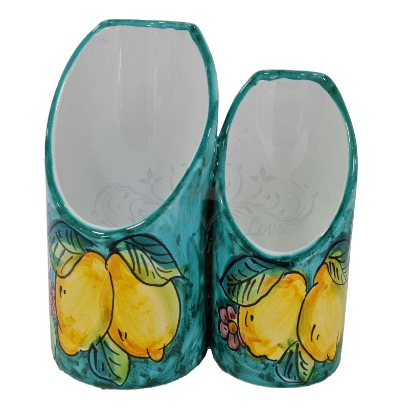 Porta bicchieri doppio a Unghia Linea Limoni....