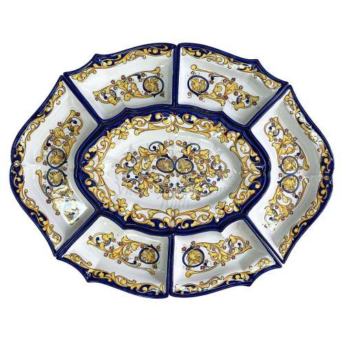 Appetizer Platter. Cold Dinner. 7 Pieces. Baroque Line....