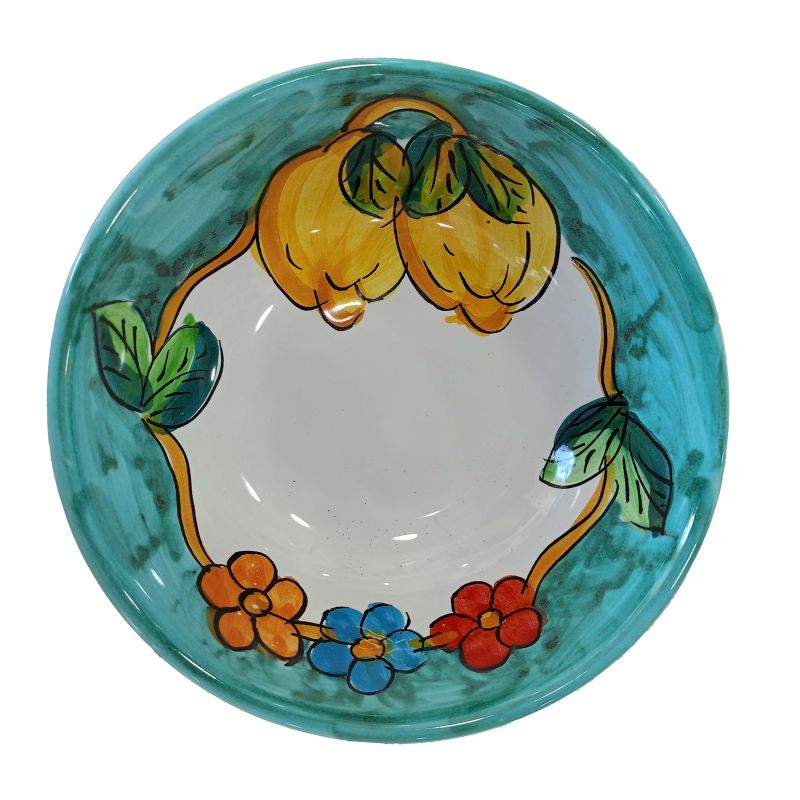 Smooth bowl, soup plate, shallow bowl - Lemons...