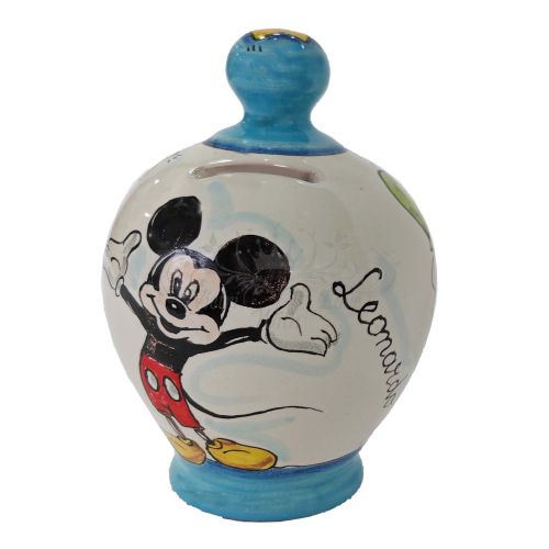 Hucha. Favor de fiesta. Idea de regalo Cerámica de Vietri pintada a mano.