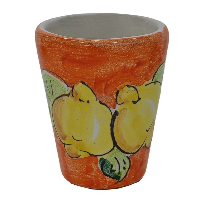 Glass. Shot glass. Limoncello. Lemons Line....