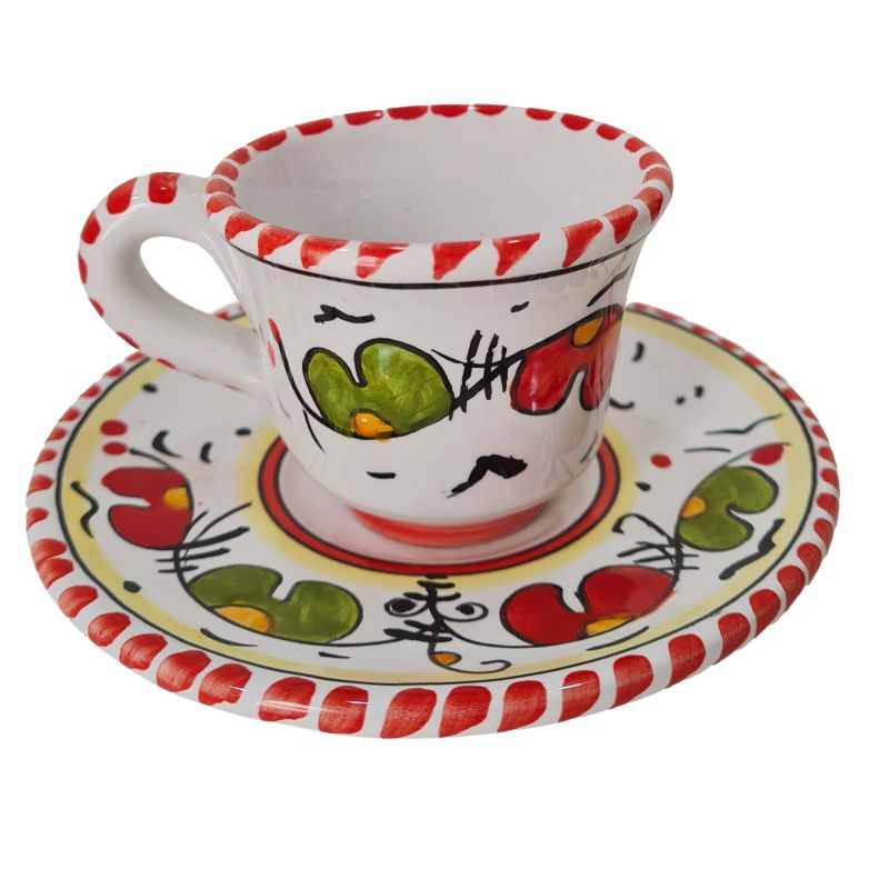 Coffee cup with saucer. Big Mama Line. Vietri...