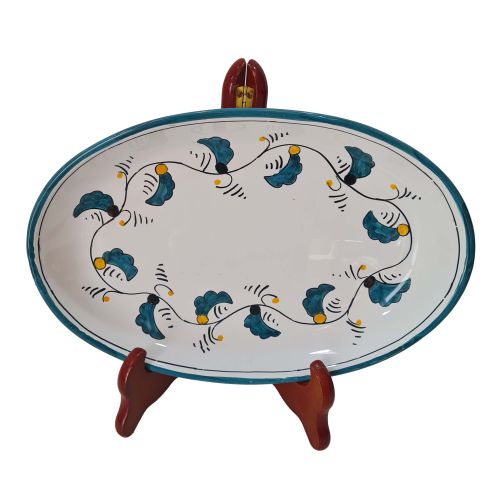 Oval serving dish or bowl. Big Mama line. Vietri ceramic....