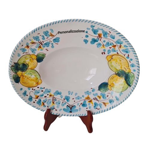 Restaurant Line – Priest hat plate with rim. Lemons Line....