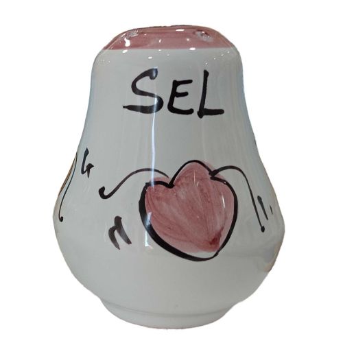 Saliera e Pepiera Big Mama. Ceramica di Vietri dipinta a mano