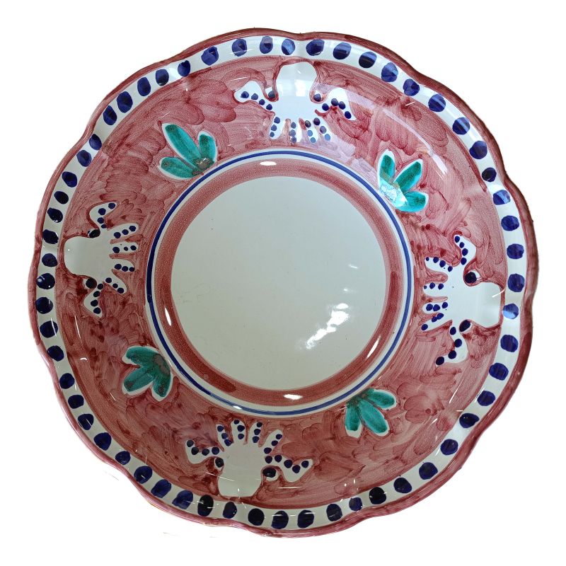 Bowl wave border Animal line - handpainted...