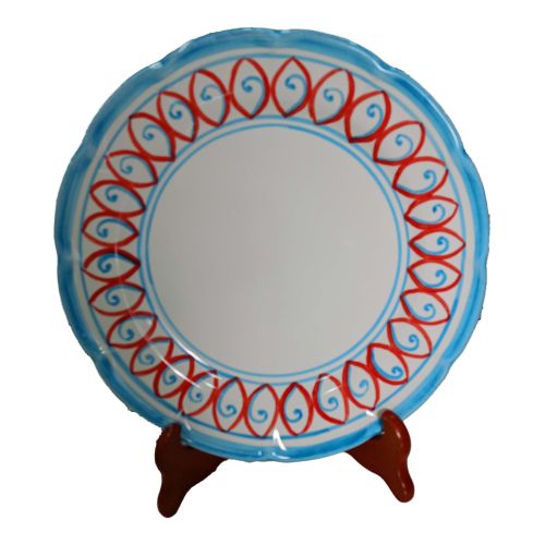 Plate. Geometric Collection. Hand-painted. Vietri...