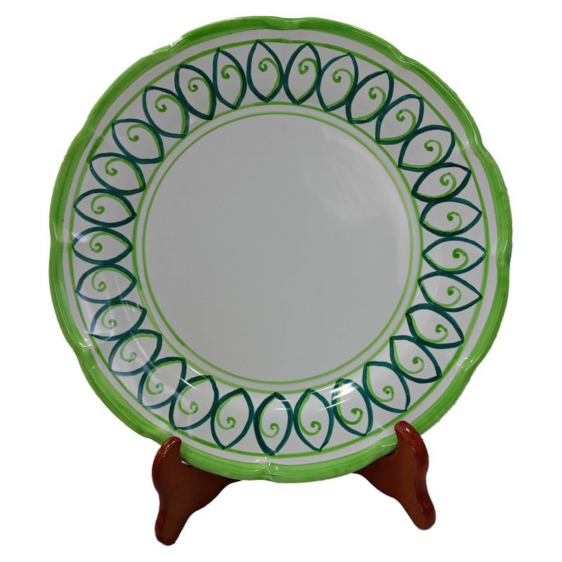 Plate. Geometric Collection. Hand-painted....