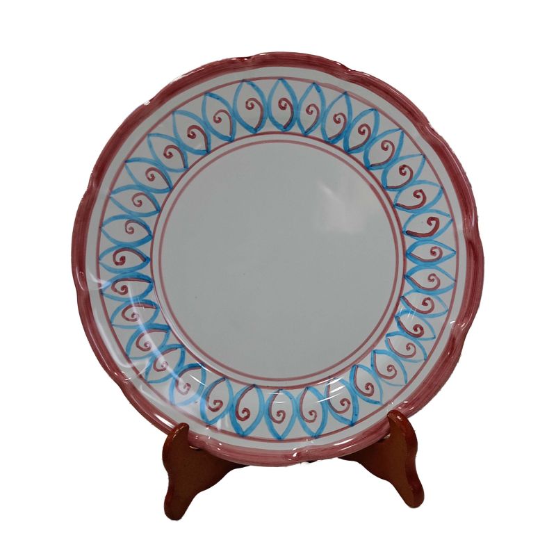 Plate. Geometric Collection. Hand-painted....