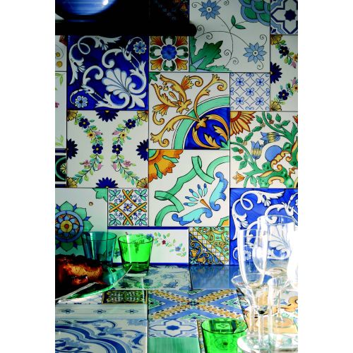Patchwork Mattonelle - piastrelle in ceramica vietrese...