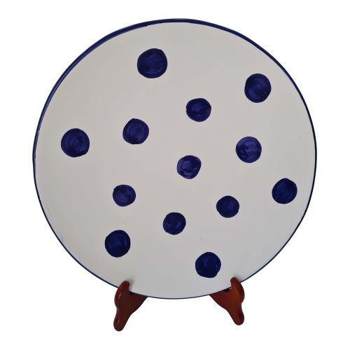 Restaurant Line - Plate. Modern Line. Polka Dot Design.... 2