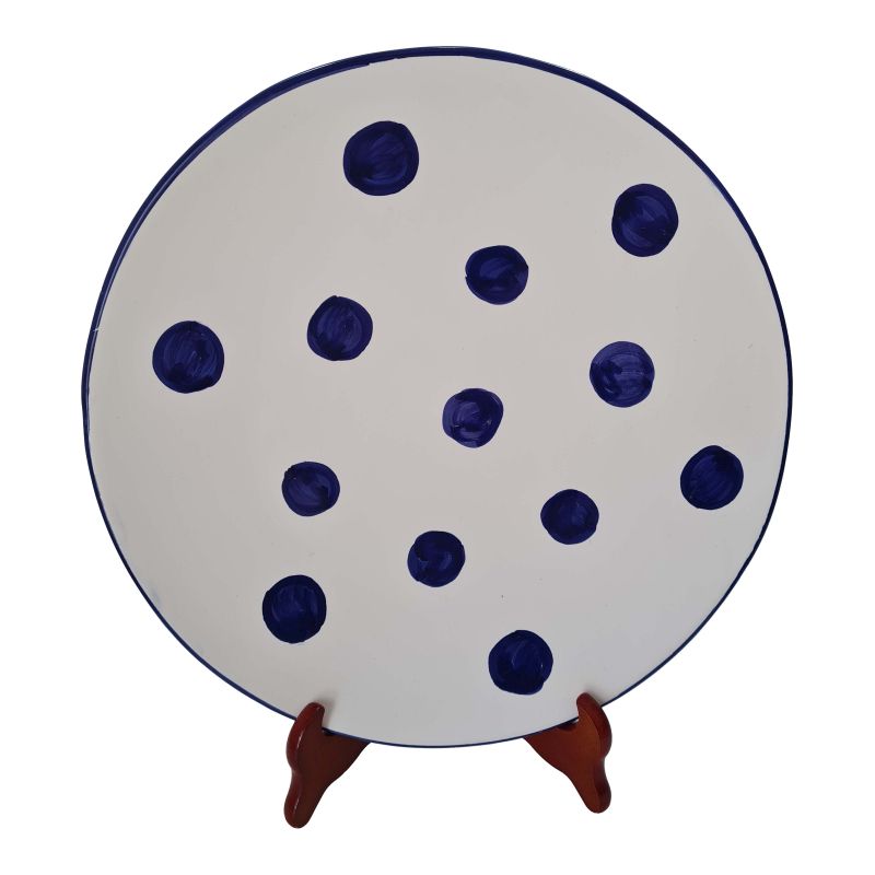 Restaurant Line - Plate. Modern Line. Polka Dot...