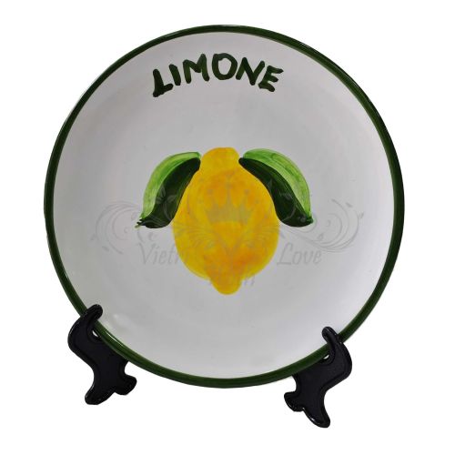 Piatto. Linea dell'orto. Ceramica di vietri. Disponibile...