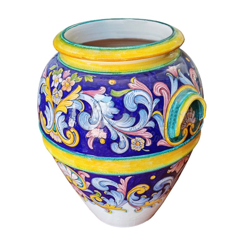 Vaso portaombrelli. Linea Barocco. Ceramica di...