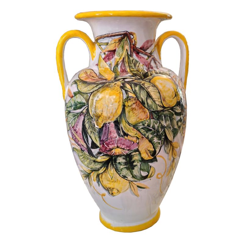 Umbrella Stand. Lemons Collection. Hand-Painted...