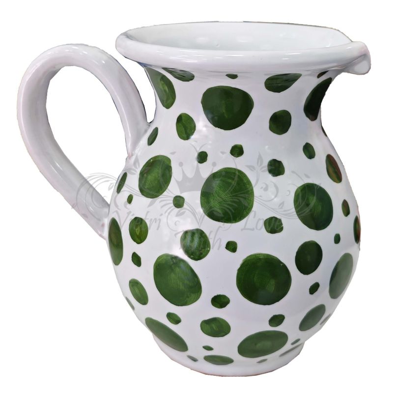 Brocca Panciuta. Linea Moderna. Decoro Pois....