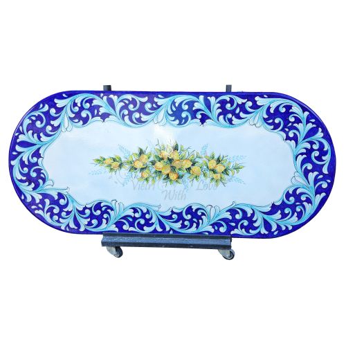 Table. Ceramicized lava stone table. Baroque & Lemons....