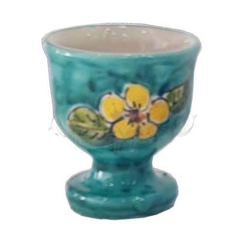 Egg Cup Flowers line. handpainted Vietri ceramic