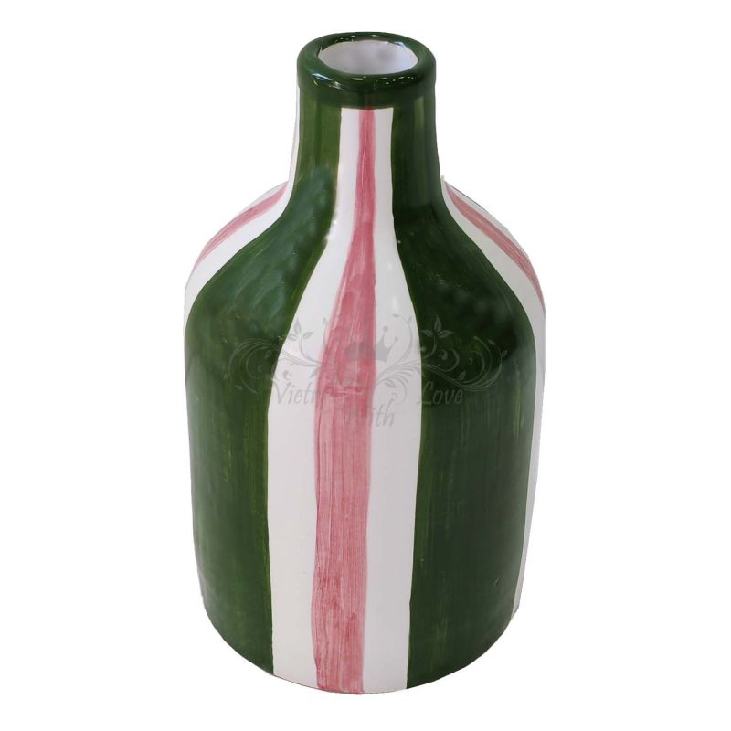 Öl- und Essigflasche. Linie Streifen....