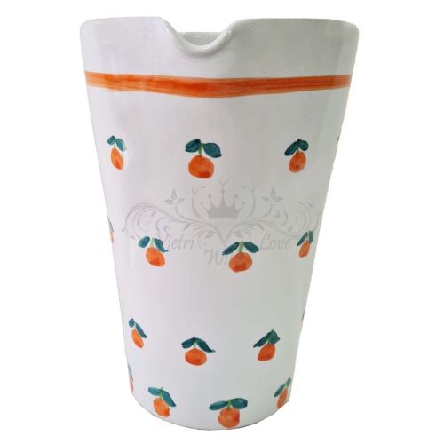 Brocca Conica. Linea Frutta. Ceramica di Vietri. Dipinta... 2