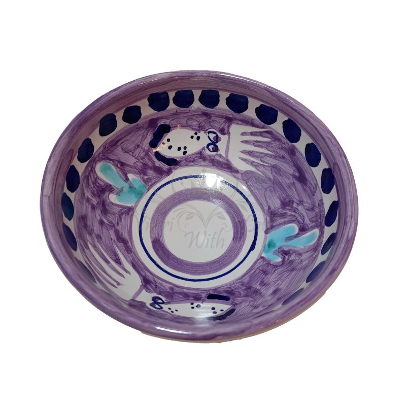 Bowl Regular border Animal line - handpainted...