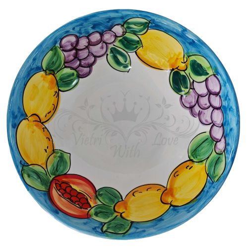 Smooth bowl, deep plate, salad bowl. Fruit & Lemons line.... 2