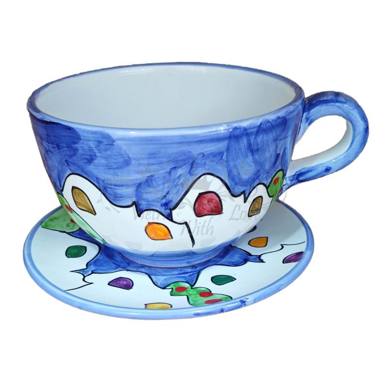 Cup. Perfect for milk, cappuccino, or tea....
