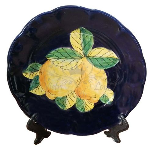 Piatto. Linea Limoni. Ceramica di Vietri dipinta a mano. Disponibili piatti da portata