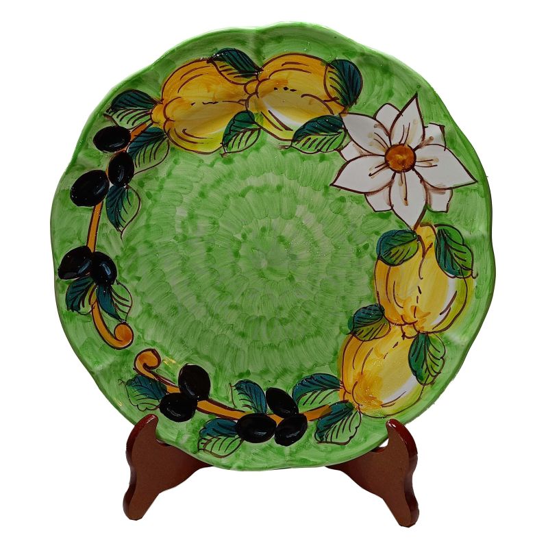 Assiettes. Collection Citrons et Olives....