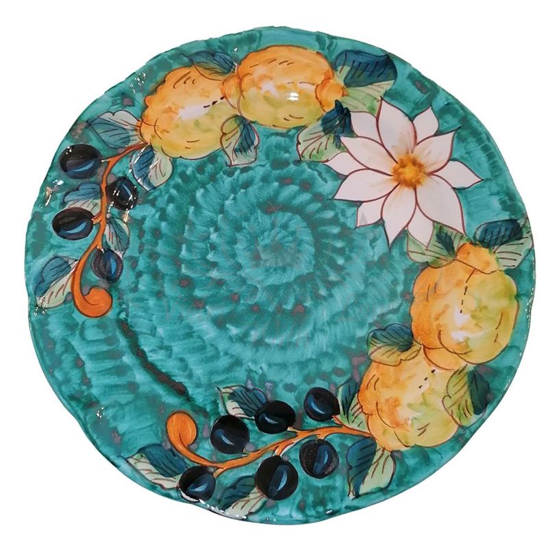 Assiettes. Collection Citrons et Olives....