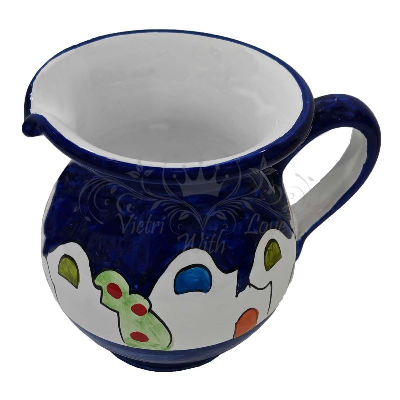 Bulbous Pitcher. Little Houses Line. Vietri...