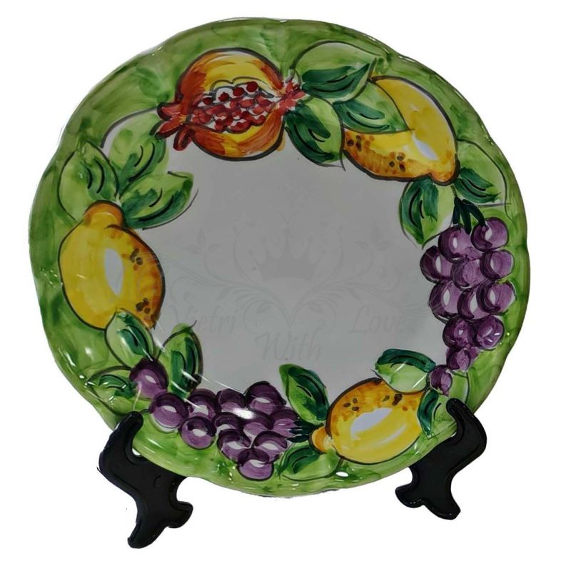 Plate. Dish. Fruit & Lemons Line. Vietri...