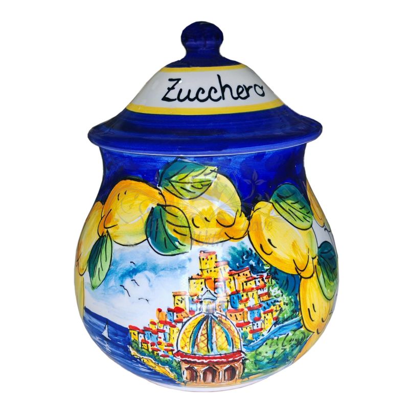 Customizable Jar. Panorama. Vietri Ceramic....