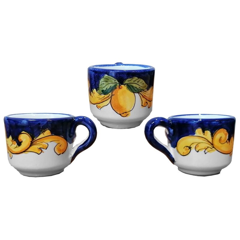 Coffee cup with saucer. Baroque and Lemons...