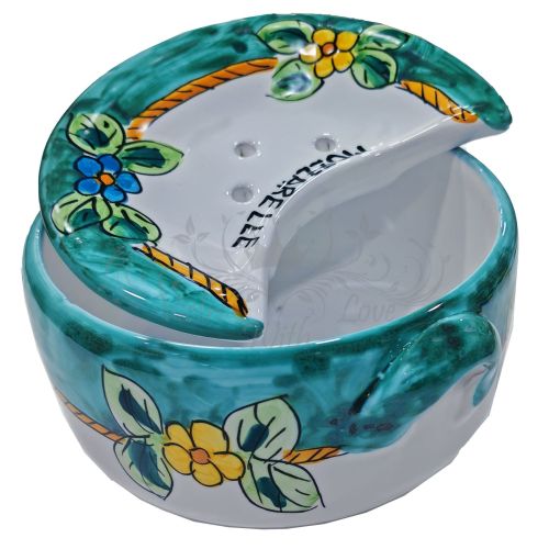 copy of Sponzapan. Bringen Sie Mozzarella mit. Linie Modern – Handbemalte Vietri-Keramik