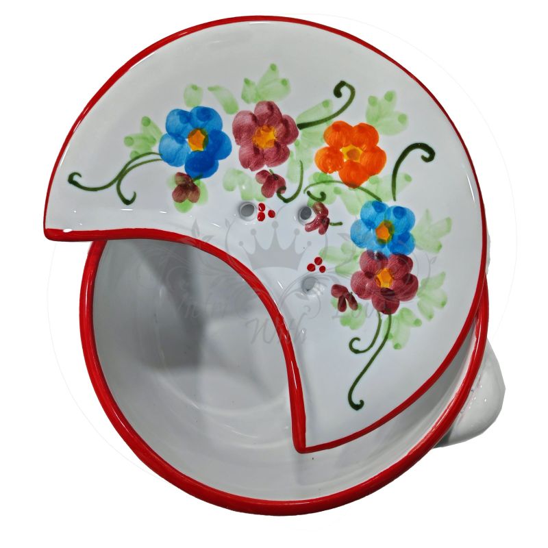 Mozzarella Cheese Pot spring line red -...