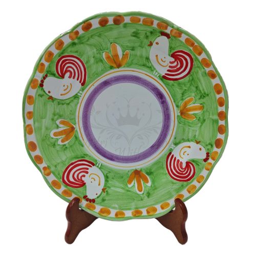 Teller-Set. Kollektion Animaletti. Handbemalte Keramik aus Vietri