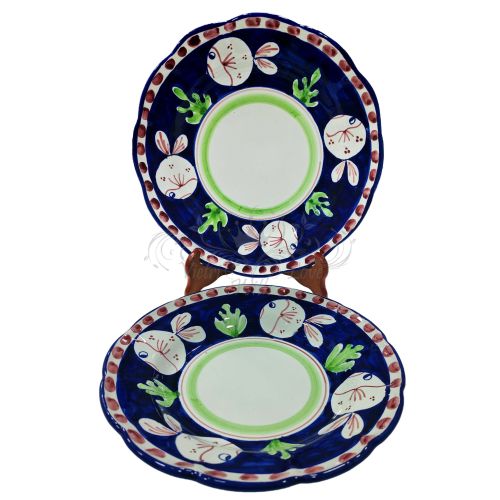 Service d'Assiettes. Collection Animaletti. Céramique de Vietri Peinte à la Main