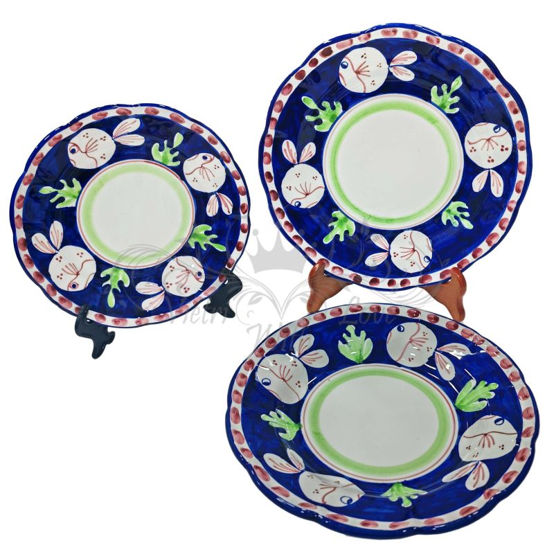 Set Piatti. Linea Animaletti. Ceramica di...