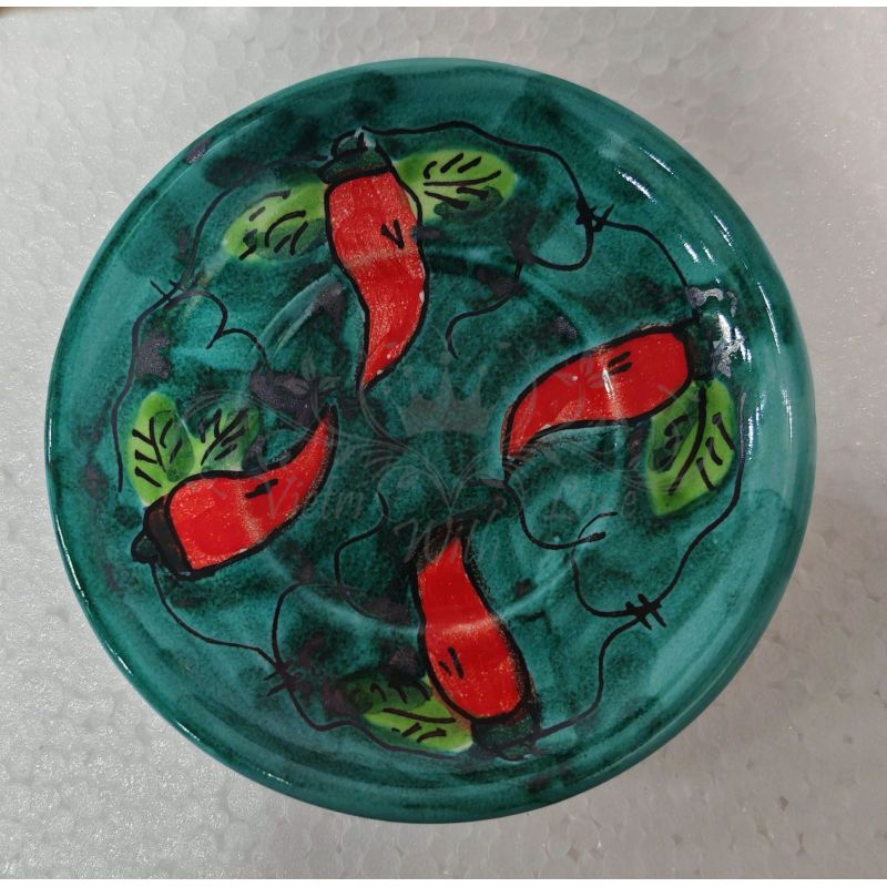 Coffee cup with saucer. Chili Line. Vietri...
