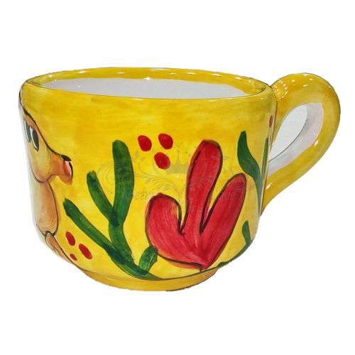 Tazzina da caffè con piattino. Linea Marini. Ceramica di... 2