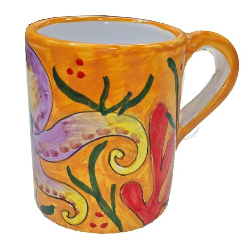 Tazza MUG. Linea Marini. Ceramica di Vietri. Dipinta a mano