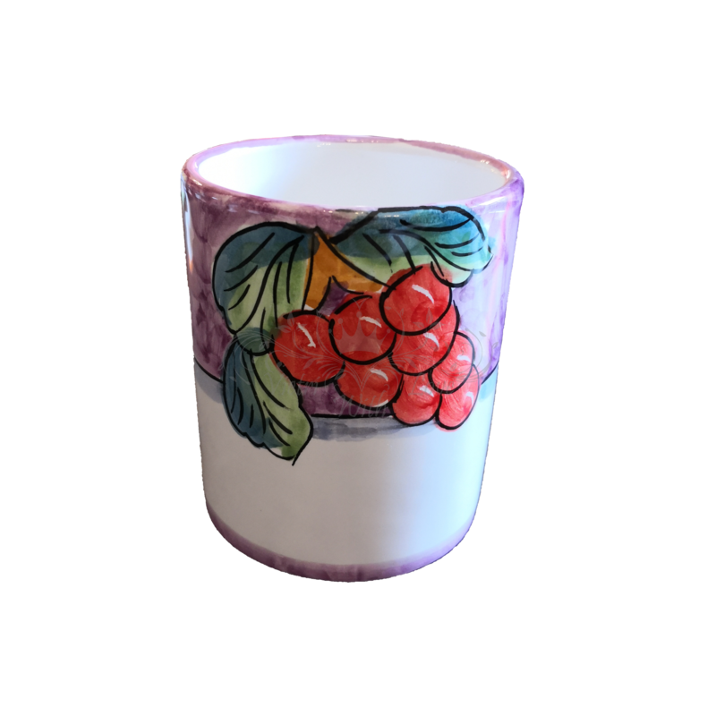 Glas. Obst-Linie. Vietri-Keramik. Handbemalt.