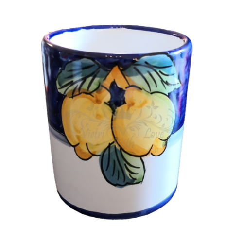 Glas. Obst-Linie. Vietri-Keramik. Handbemalt.
