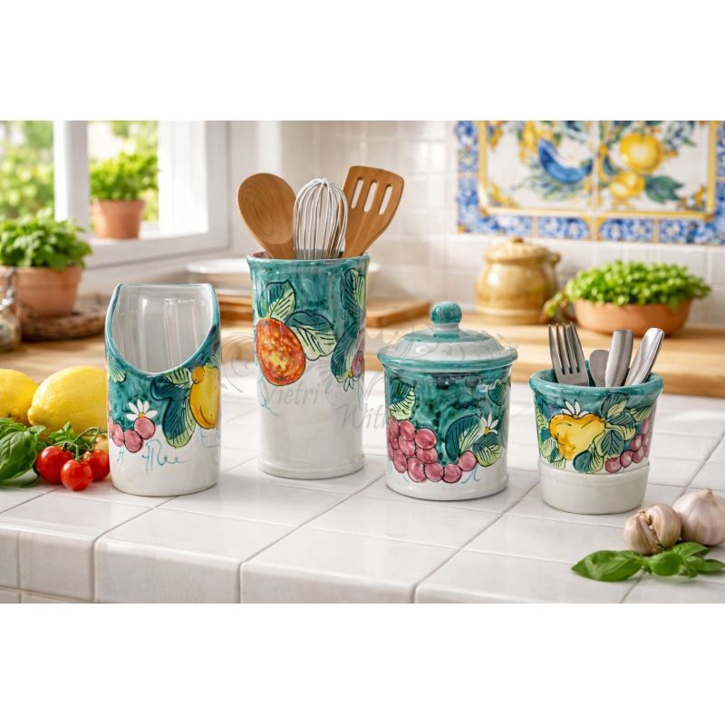 Kitchen accessory set. Fruit and Lemons line....
