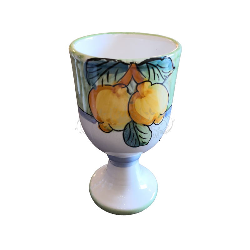 Goblet. Fruit Collection. Vietri ceramics....